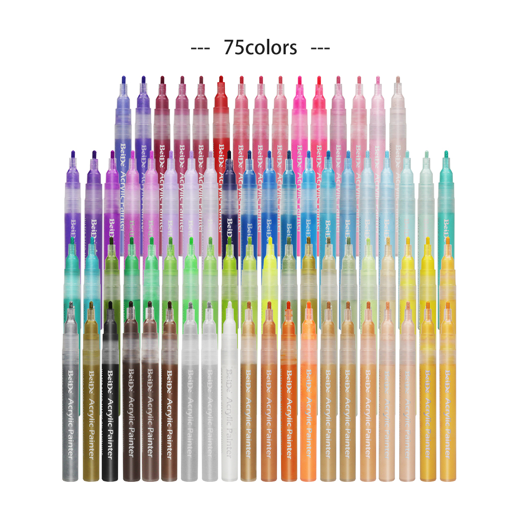 3MM Reversible Bullet & Chisel Acrylic Paint Pen