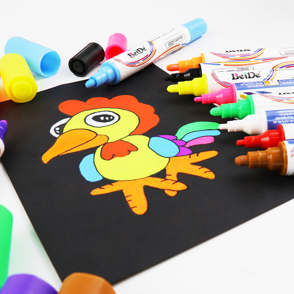 Dual-Tip Liquid Chalk Marker（0.7/3MM+6MM)
