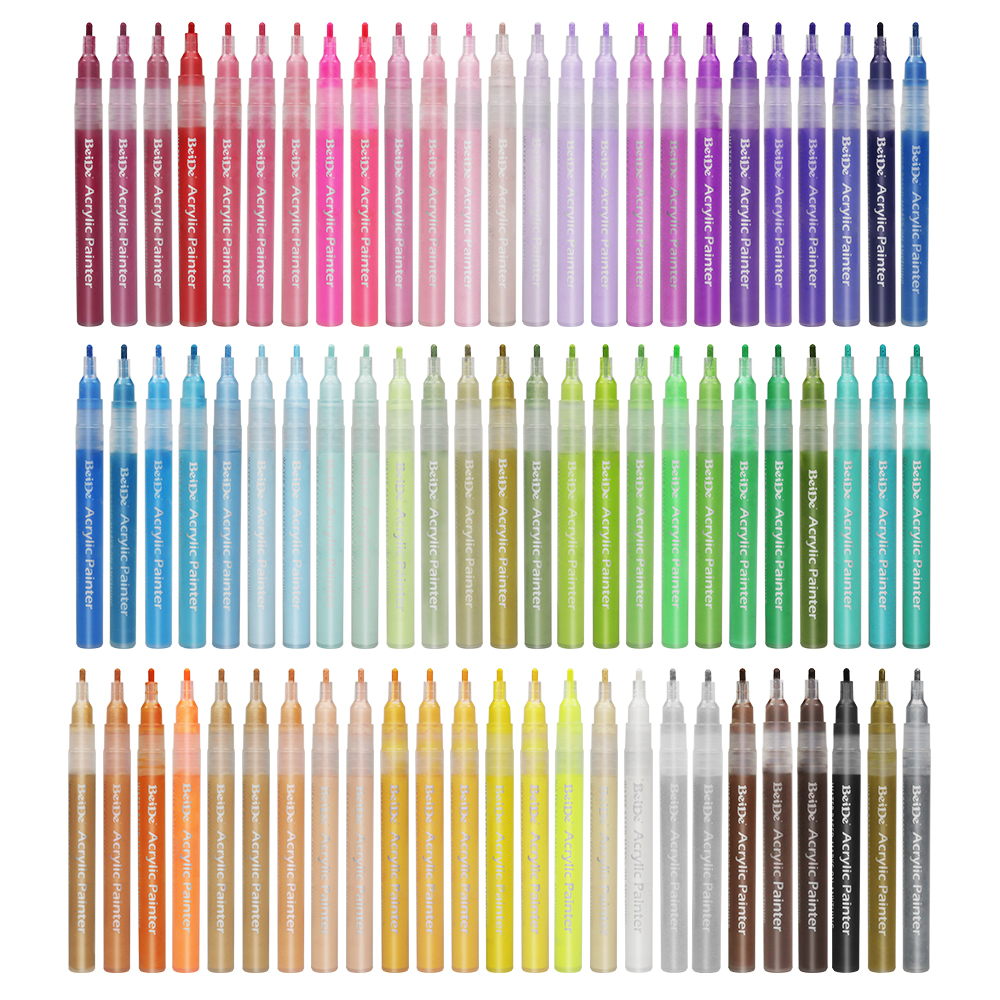 3MM Reversible Bullet & Chisel Acrylic Paint Pen